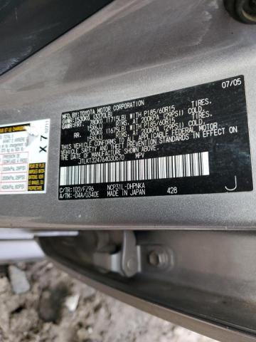 JTLKT324764030670 - 2006 TOYOTA SCION XB Grau Foto 12