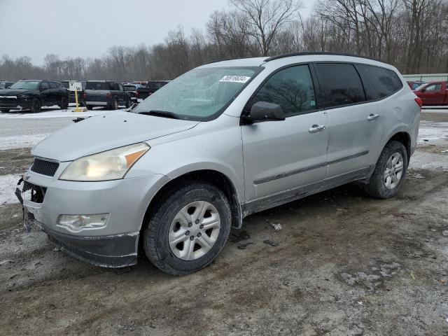 1GNKREED7BJ283458 - 2011 CHEVROLET TRAVERSE LS SILVER photo 1