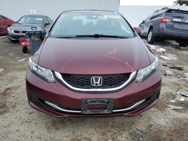 19XFB2F59DE090734 - 2013 HONDA CIVIC LX MAROON photo 5