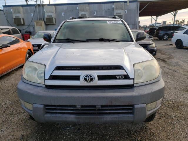 JTEZT14R730002079 - 2003 TOYOTA 4RUNNER SR5 SILVER photo 5