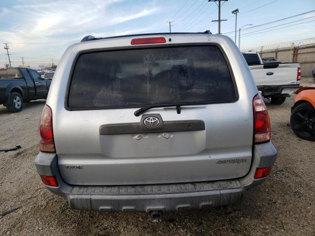 JTEZT14R730002079 - 2003 TOYOTA 4RUNNER SR5 SILVER photo 6