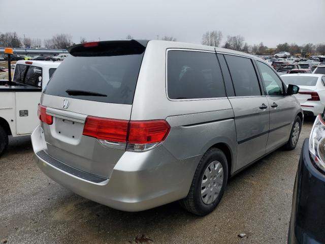 5FNRL38238B098153 - 2008 HONDA ODYSSEY LX SILVER photo 3