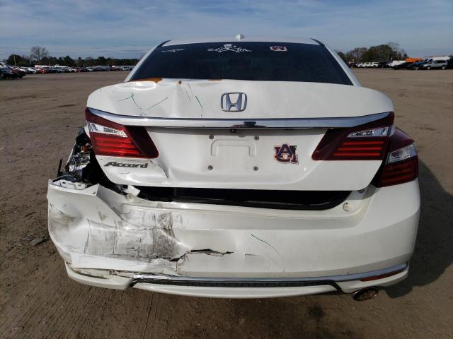 1HGCR2F85HA127393 - 2017 HONDA ACCORD EXL WHITE photo 6