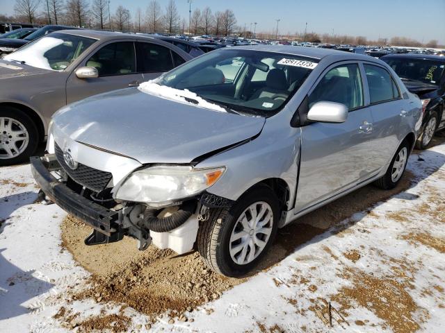 JTDBU4EE8AJ063710 - 2010 TOYOTA COROLLA BASE SILVER photo 1