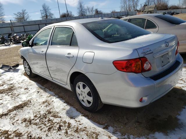 JTDBU4EE8AJ063710 - 2010 TOYOTA COROLLA BASE SILVER photo 2