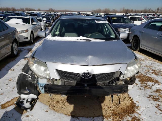 JTDBU4EE8AJ063710 - 2010 TOYOTA COROLLA BASE SILVER photo 5
