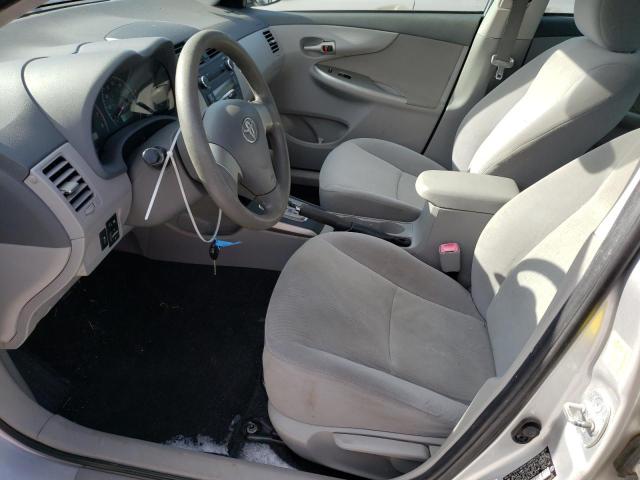 JTDBU4EE8AJ063710 - 2010 TOYOTA COROLLA BASE SILVER photo 7