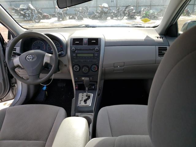 JTDBU4EE8AJ063710 - 2010 TOYOTA COROLLA BASE SILVER photo 8