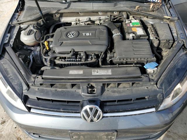 3VW117AUXHM072583 - 2017 VOLKSWAGEN GOLF S GRAY photo 11