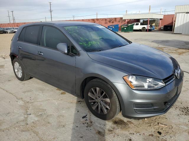 3VW117AUXHM072583 - 2017 VOLKSWAGEN GOLF S GRAY photo 4