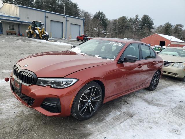 3MW5R7J07M8B95056 - 2021 BMW 330XI ORANGE photo 1