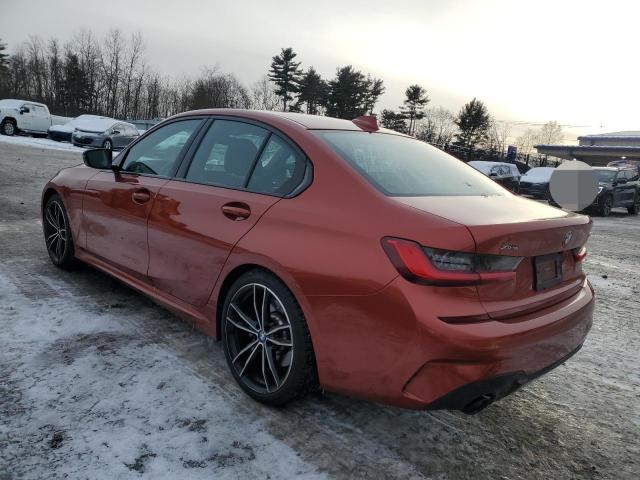 3MW5R7J07M8B95056 - 2021 BMW 330XI ORANGE photo 2