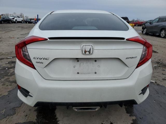 2HGFC2F81KH549300 - 2019 HONDA CIVIC SPORT WHITE photo 6