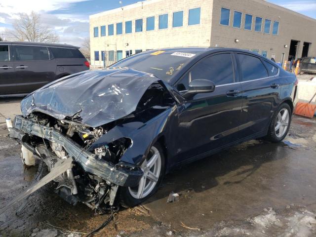 3FA6P0HD4LR181112 - 2020 FORD FUSION SE BLUE photo 1