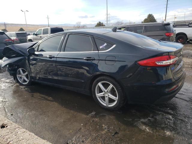 3FA6P0HD4LR181112 - 2020 FORD FUSION SE BLUE photo 2