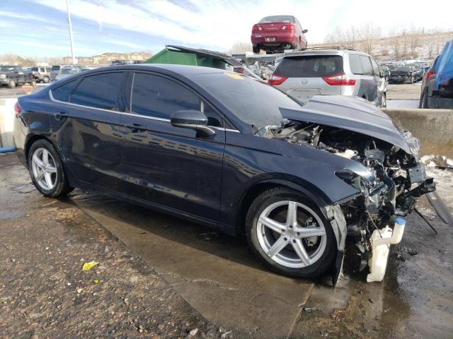 3FA6P0HD4LR181112 - 2020 FORD FUSION SE BLUE photo 4