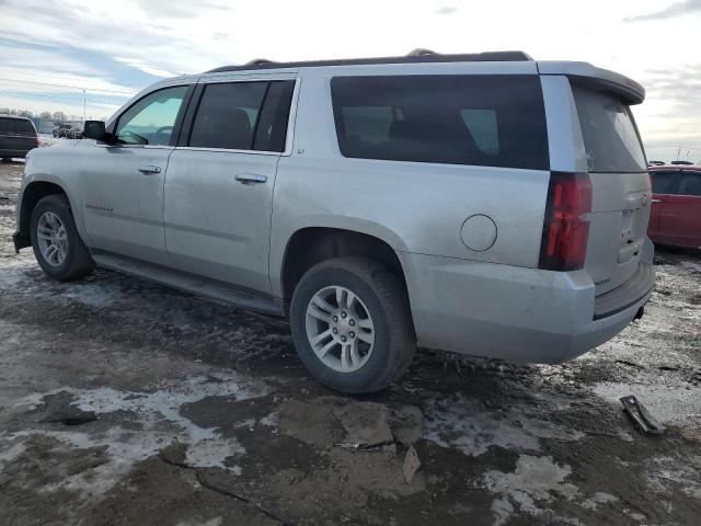 1GNSKHKCXGR187947 - 2016 CHEVROLET SUBURBAN K1500 LT SILVER photo 2