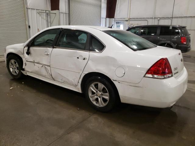 2G1WA5E33C1122036 - 2012 CHEVROLET IMPALA LS WHITE photo 2