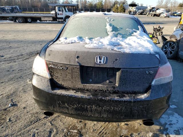 1HGCP3F84AA009644 - 2010 HONDA ACCORD EXL BLACK photo 6