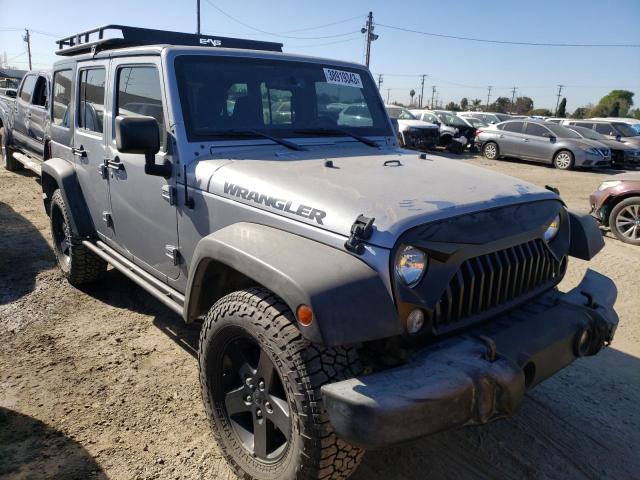 1C4BJWDG3GL121551 - 2016 JEEP WRANGLER U SPORT Silber Foto 4