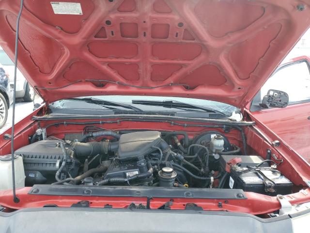 5TEUX4EN2AZ677786 - 2010 TOYOTA TACOMA ACCESS CAB წითელი ფოტო 11