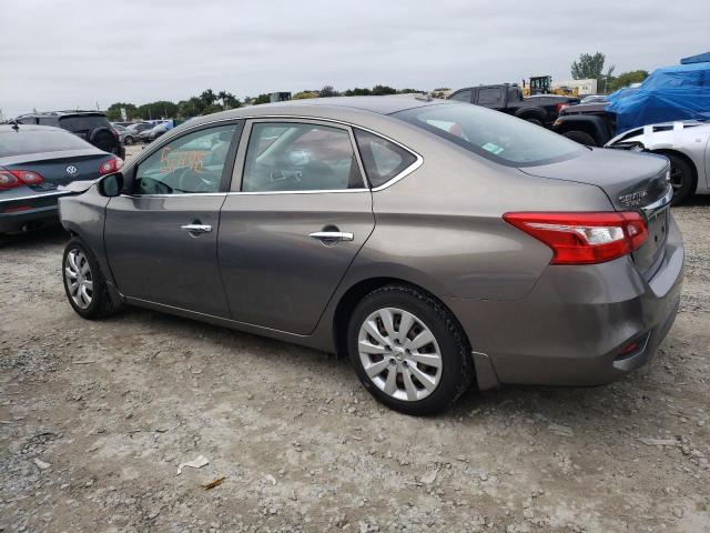 3N1AB7AP4GL658410 - 2016 NISSAN SENTRA S GRAY photo 2