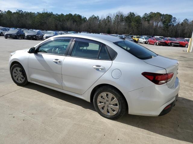 3KPA24AD8LE316510 - 2020 KIA RIO LX SILVER photo 2