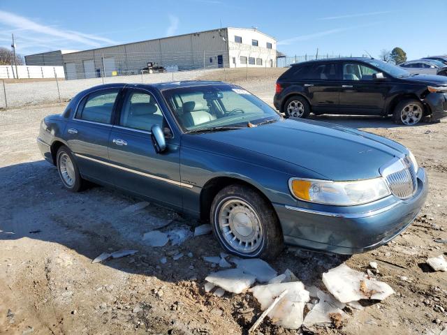 1LNHM81W32Y644066 - 2002 LINCOLN TOWN CAR EXECUTIVE TEAL photo 4