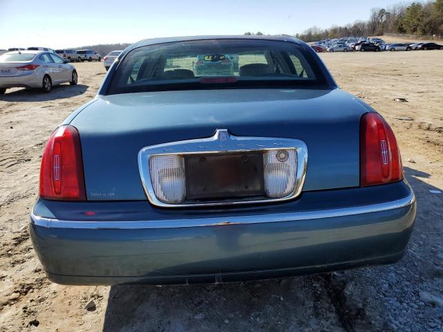 1LNHM81W32Y644066 - 2002 LINCOLN TOWN CAR EXECUTIVE TEAL photo 6