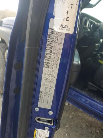 1C4GJXAN1LW180685 - 2020 JEEP WRANGLER SPORT 蓝色 照片 12