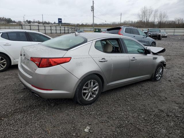 KNAGM4A70D5416240 - 2013 KIA OPTIMA LX SILVER photo 3