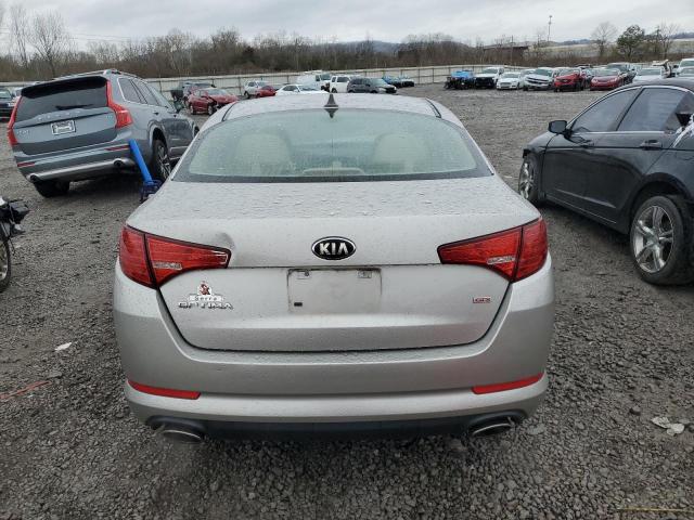 KNAGM4A70D5416240 - 2013 KIA OPTIMA LX SILVER photo 6