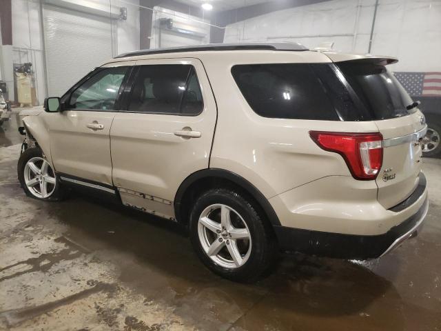 1FM5K8D83HGC13019 - 2017 FORD EXPLORER XLT TAN photo 2