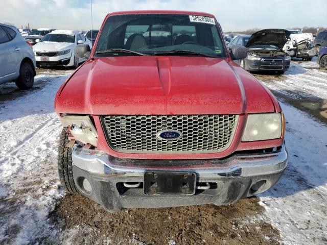 1FTZR15E81PB76293 - 2001 FORD RANGER SUPER CAB RED photo 5