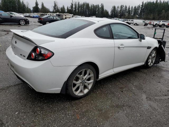 KMHHN66F97U251763 - 2007 HYUNDAI TIBURON GT WHITE photo 3