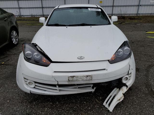 KMHHN66F97U251763 - 2007 HYUNDAI TIBURON GT WHITE photo 5