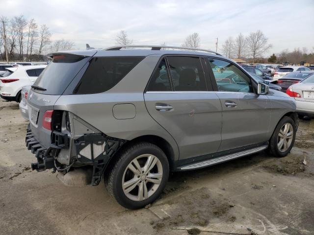 4JGDA5HB8EA406381 - 2014 MERCEDES-BENZ ML 350 4MATIC GRAY photo 3