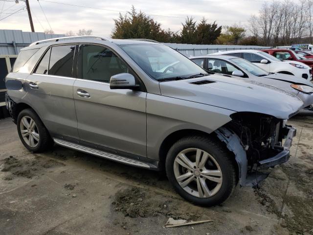 4JGDA5HB8EA406381 - 2014 MERCEDES-BENZ ML 350 4MATIC GRAY photo 4