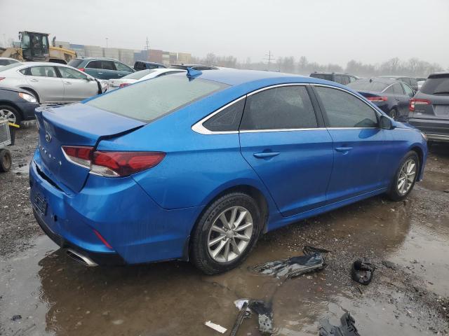 5NPE24AF1JH713780 - 2018 HYUNDAI SONATA SE BLUE photo 3