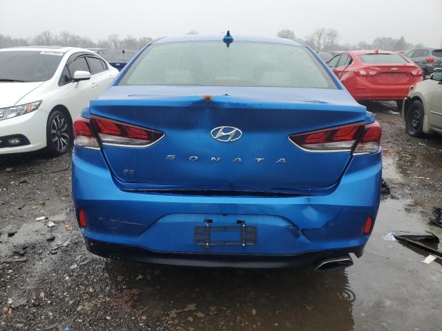 5NPE24AF1JH713780 - 2018 HYUNDAI SONATA SE BLUE photo 6