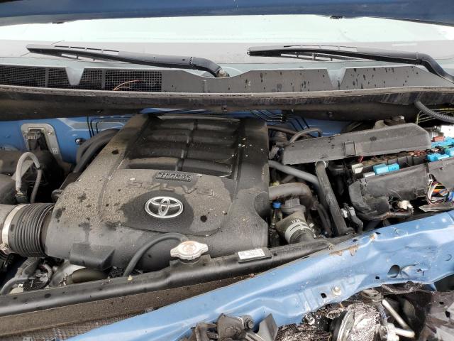 5TFDW5F17KX817134 - 2019 TOYOTA TUNDRA CREWMAX SR5 BLUE photo 11