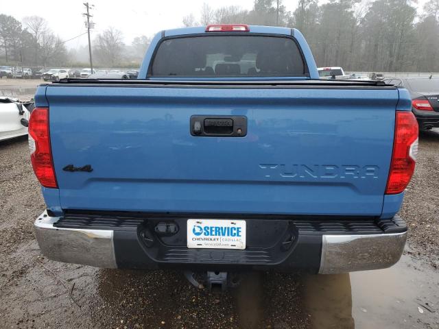 5TFDW5F17KX817134 - 2019 TOYOTA TUNDRA CREWMAX SR5 BLUE photo 6