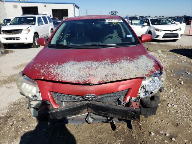 1NXBU4EE7AZ198848 - 2010 TOYOTA COROLLA BASE RED photo 5