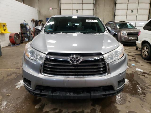 5TDBKRFH0ES024145 - 2014 TOYOTA HIGHLANDER LE SILVER photo 5