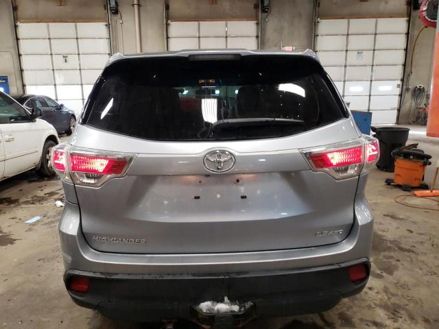 5TDBKRFH0ES024145 - 2014 TOYOTA HIGHLANDER LE SILVER photo 6