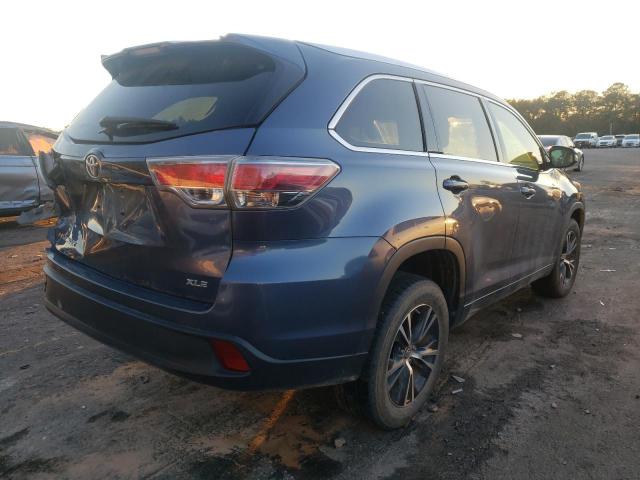 5TDKKRFH6GS176840 - 2016 TOYOTA HIGHLANDER XLE Сірий фото 3