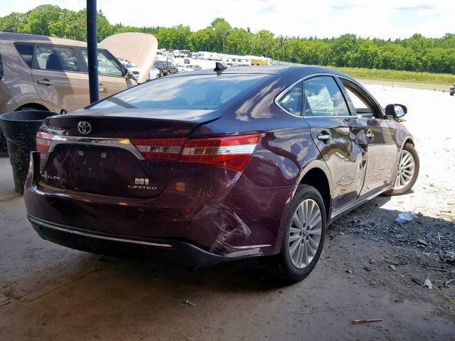 4T1BD1EB5DU015441 - 2013 TOYOTA AVALON HYBRID  photo 4