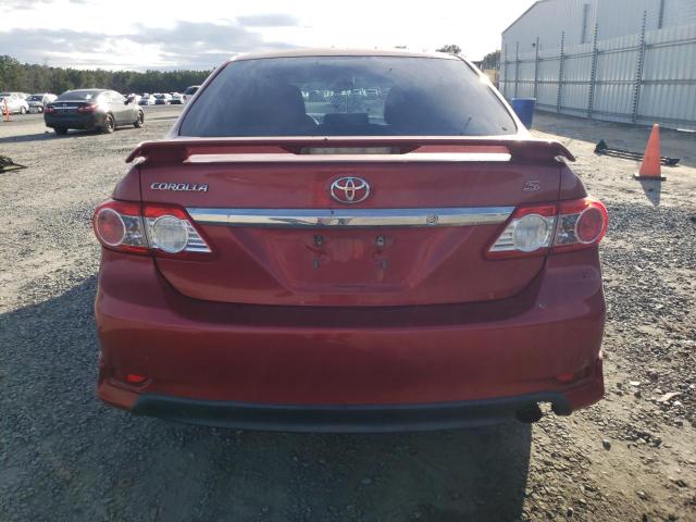 5YFBU4EE7CP016358 - 2012 TOYOTA COROLLA BASE RED photo 6