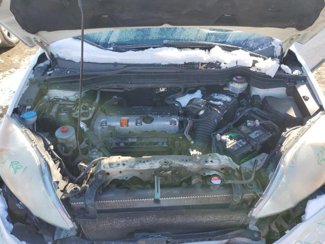 5J6RE4H71AL075396 - 2010 HONDA CR-V EXL WHITE photo 11