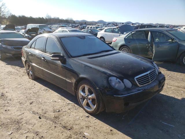 WDBRF40J54A644209 - 2004 MERCEDES-BENZ C 230K SPORT SEDAN BLACK photo 4